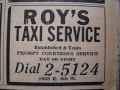 1931 - Roy’s Taxi Serves Non-Whites
